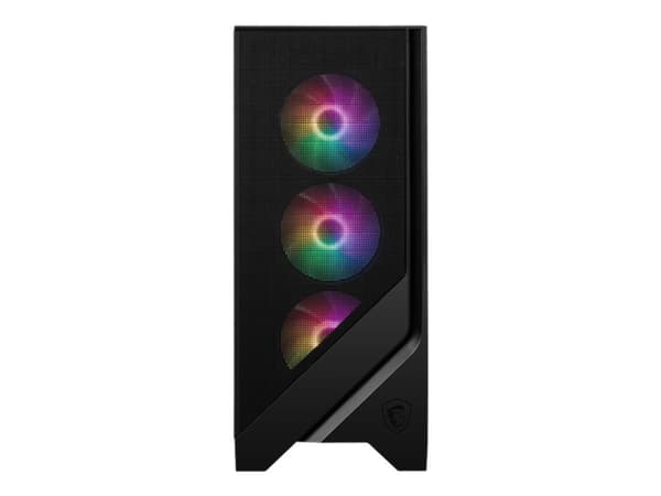 MSI MAG FORGE 120A AIRFLOW - Mid tower - ATX - sidepanel med vindu (herdet glass) - ingen strømforsyning (ATX) - USB/lyd