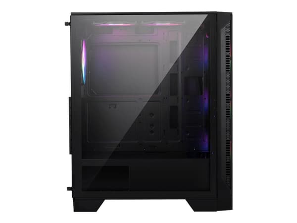 MSI MAG FORGE 120A AIRFLOW - Mid tower - ATX - sidepanel med vindu (herdet glass) - ingen strømforsyning (ATX) - USB/lyd