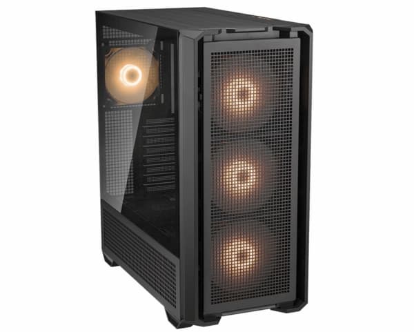COUGAR Gaming MX600 RGB, Full Tower, PC, Svart, ATX, CEB, EATX, micro ATX, Mini-ITX, Spela, Multi
