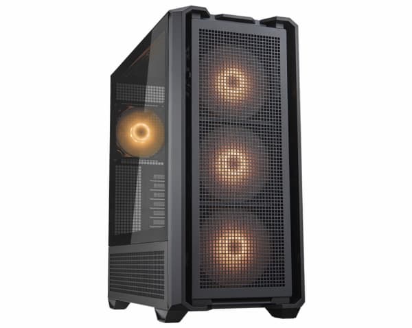 COUGAR Gaming MX600 RGB, Full Tower, PC, Svart, ATX, CEB, EATX, micro ATX, Mini-ITX, Spela, Multi