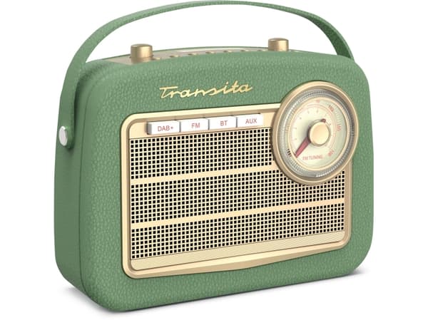 TechniSat Transita 130 groen, Bærbar, Analog og digital, DAB+, FM, 87,5 - 108 MHz, 174 - 240 MHz, 5 W