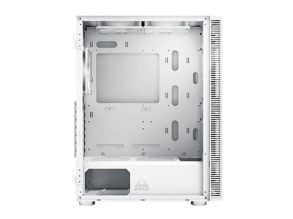 Montech - - genomskinlig sidopanel - USB/ljud