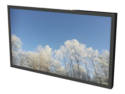 HI-ND EASY - Monteringssett (hylster) - for flatpanel - landskap - metall - svart - skjermstørrelse: 50" - veggmonterbar