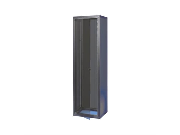 Schroff 10117-538, Fristående rack, 38U, 400 kg, Svart, Grå
