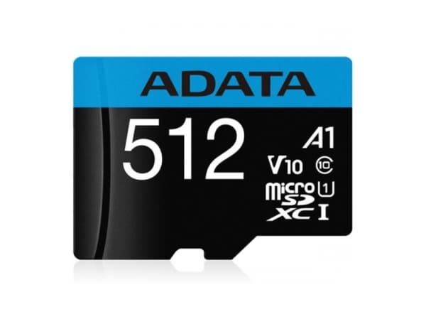 ADATA AUSDX512GUICL10A1-RA1, 512 GB, MicroSDXC, Klasse 10, UHS-I, 100 MB/s, 25 MB/s