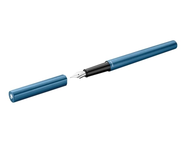 Pelikan 823609, Blå, Petrol colour, Påfyllning med bläckpatronssystem, Blå, Rostfritt stål, Medium, 1 styck