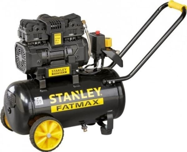 STANLEY OLJEFRI KOMPRESSOR.24L/1.5HK/8BR 160l/min. TYST