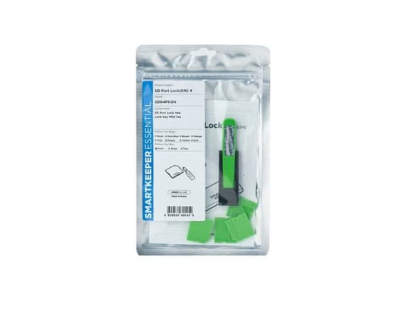 Smartkeeper SD04PKGN, Portblockerare, SD card, Grön, Plast, 1 styck, Polypåse