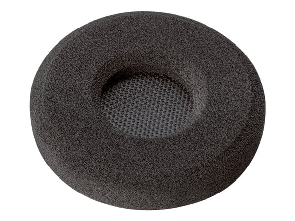 Poly - Ørepude for headset - skum - sort (pakke med 2)