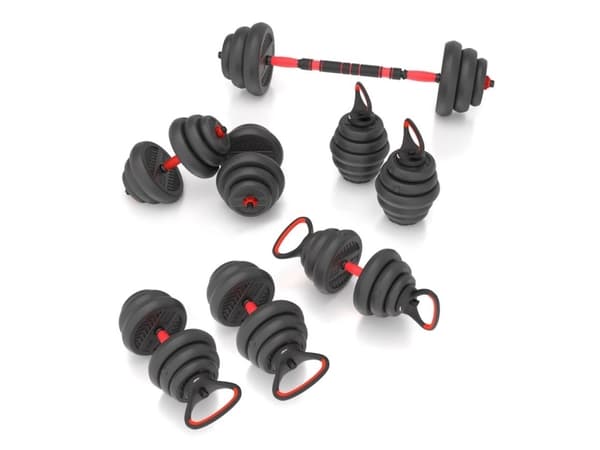 6IN1 HMS SGN120 PAINOSARJA (TANKO, KÄSIPAINO JA KÄSIPAINO) 20KG