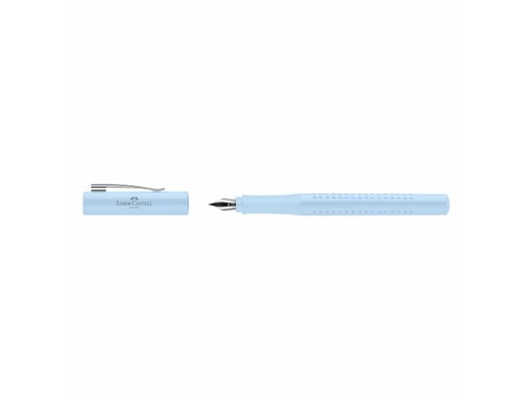 Faber-Castell 201524, Ljusblå, 2 styck, Kulspetspenna + reservoarpenna
