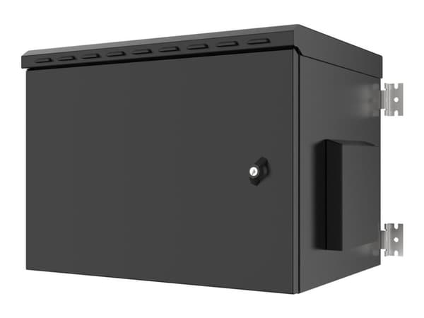 Lanview by Logon - Rack skåp - 60 x 45 - väggmontering - svart, RAL 9005 - 7U - 19"