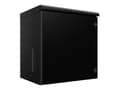 Miniatyrbilde 5 av 5: Lanview by Logon - Rack skap - 60 x 60 - veggmonterbar - svart, RAL 9005 - 12U - 19"