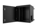 Miniatyrbilde 1 av 5: Lanview by Logon - Rack skap - 60 x 60 - veggmonterbar - svart, RAL 9005 - 12U - 19"