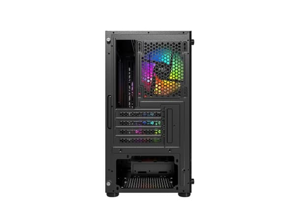 Nordic Gaming Fenris RGB Mini Tårn micro-ATX Ingen strømforsyning Sort