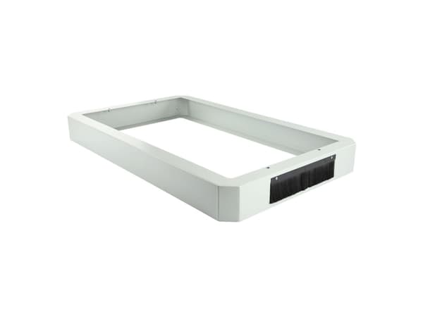 Lanview by Logon - Sokkelit telineeseen - w=600, d=600, h=100 mm - värillinen, RAL 7035 - 19"