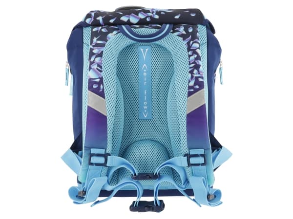 Herlitz SoftLight Plus Greenline Blue Ice, Lunchboks, Pennal, Pencil pouch, Skolesekk, Sportsbag, Jente, Barneskole, Ryggsekk, 18 l, Forlomme, Sidelo