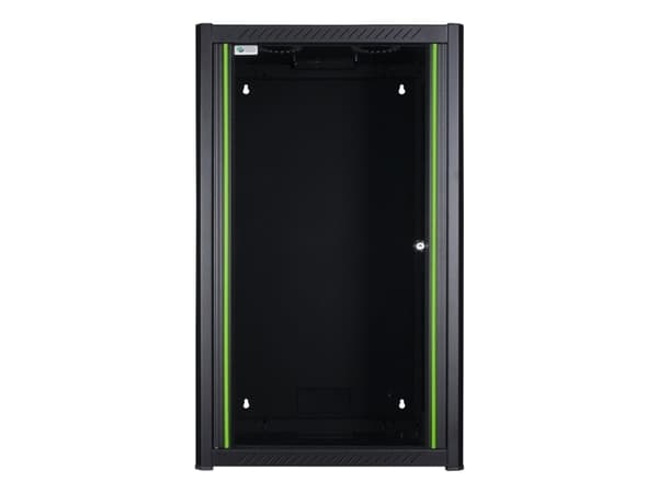 Lanview by Logon - Rack skåp - 60 x 45 - väggmontering - svart, RAL 9005 - 20U - 19"