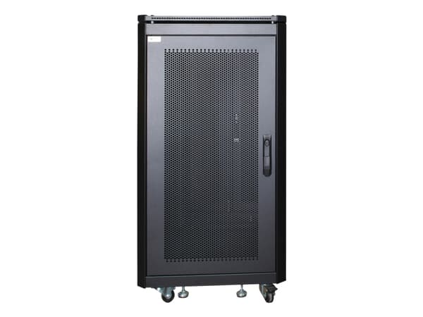 Lanview by Logon Server Line - Rack skåp - 600 x 1000 mm - fristående - svart, RAL 9005 - 20U - 19"