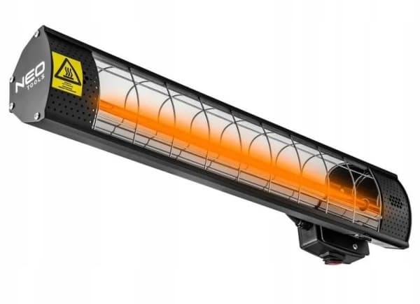 NEO TOOLS 90-031 elektrisk varmeapparat Infrarød Indendørs & udendørs 2000 W Sort