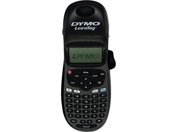 DYMO LetraTag LT-100H - Merkemaskin - S/H - direkte termisk - Rull (1,2 cm) - 160 dpi - opptil 7 mm/sek. - kutter - 1 skrivelinje, 2 skrivelinjer, sa