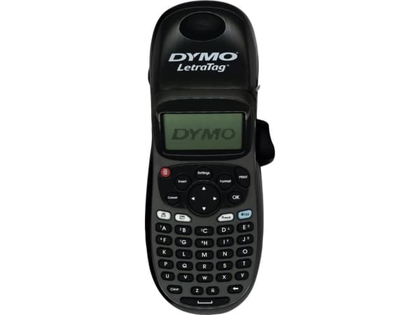 DYMO LetraTag LT-100H - Merkemaskin - S/H - direkte termisk - Rull (1,2 cm) - 160 dpi - opptil 7 mm/sek. - kutter - 1 skrivelinje, 2 skrivelinjer, sa Sort