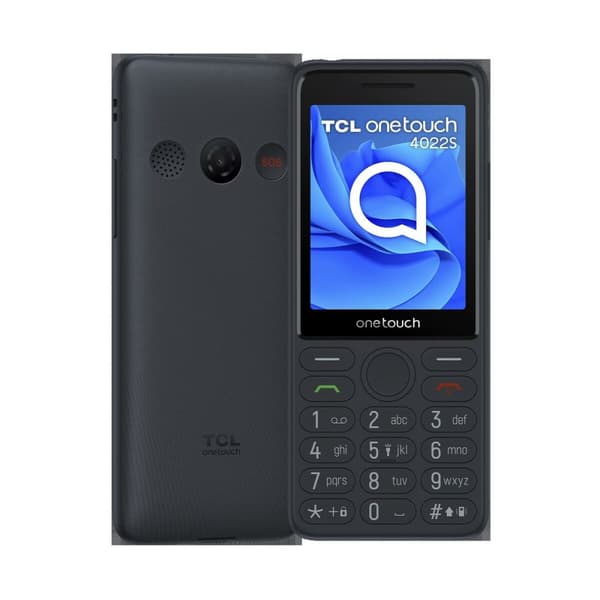 Mobiltelefon til ældre mennesker TCL Grå