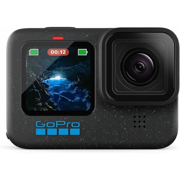 GoPro HERO12 Svart Sportkamera - Högkvalitativ actionkamera för äventyr och sportaktiviteter. Upplev spänning och fånga dina bästa ögonblick.