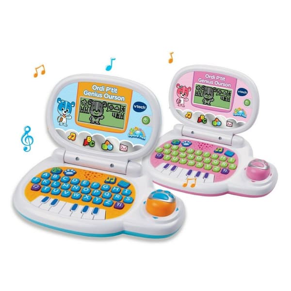 Bärbar dator Vtech Genius Blue Bear 26 x 5,5 x 19,7 cm Utbildningsspel FR