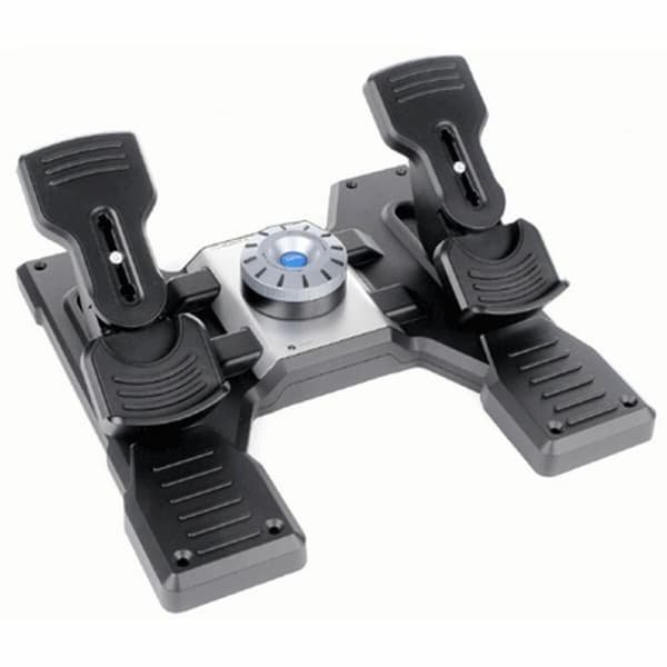 Joystick Logitech G Saitek PRO Flight Rudder Pedals – Polkimet lentosimulaattoreihin Logitechilta realistista lentokokemusta varten.