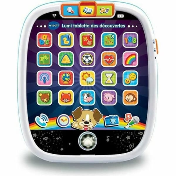 Vtech Baby Lumi Hvid Opdagelse - Interaktiv tablet til småbørn med lys og lyd. Opdagelsesleg og læring i ét!