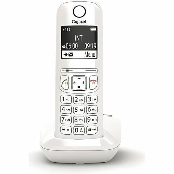 Trådløs Telefon Gigaset AS690 Hvid - Høj kvalitet trådløs telefon i hvidt design til nem kommunikation derhjemme eller på kontoret.