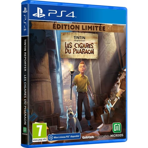PlayStation 4 -videopeli Microids Tintin Reporter: Les Cigares du Pharaoh Limited Edition (FR)
