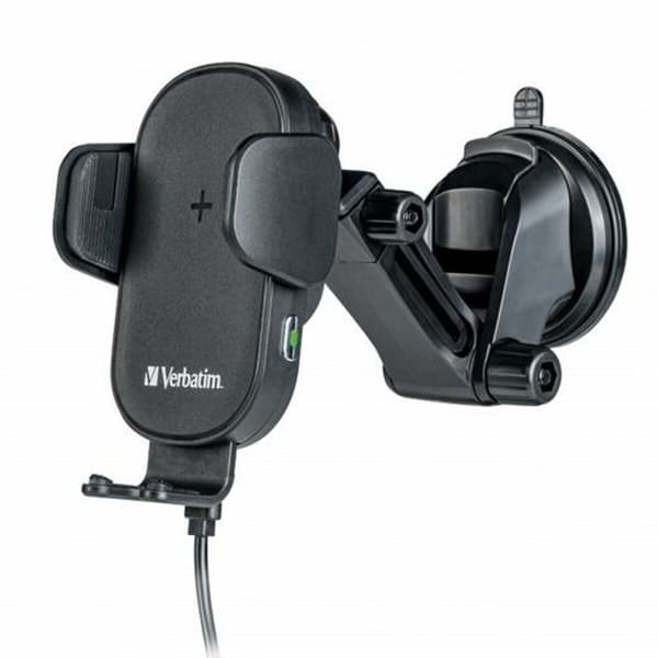 Trådløs multiposition oplader med stativ Verbatim FWC-01 Sort