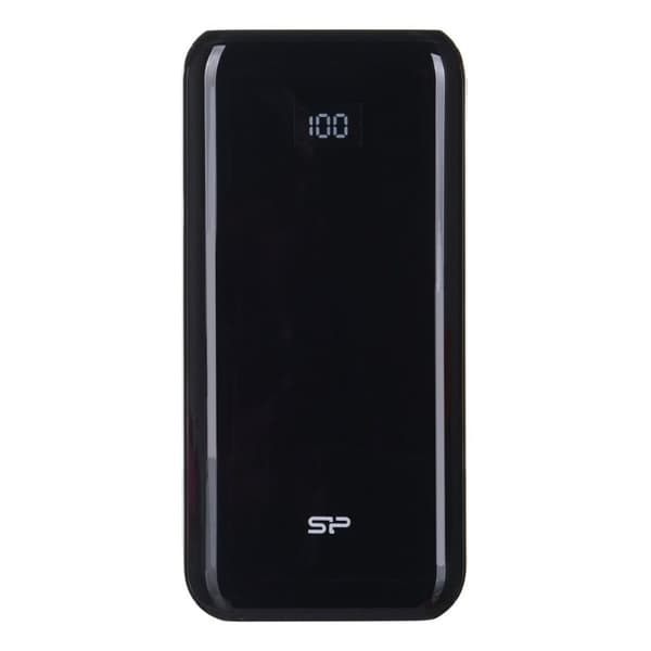 Vahva Power Bank Silicon Power QS28 Musta 20000 mAh - Lataa laitteesi nopeasti ja helposti tällä suurikapasiteettisella power bankilla.