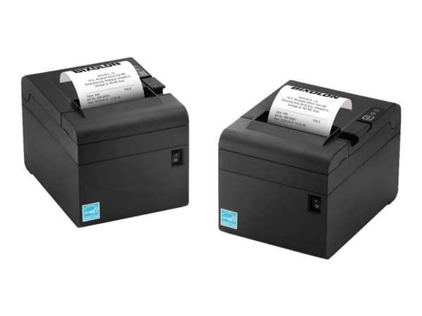 BIXOLON SRP-E300 - Kvitteringsskriver - direktetermisk - Rull (8 cm) - 180 dpi - inntil 220 mm/sek - USB 2.0, LAN, seriell - kutter - svart