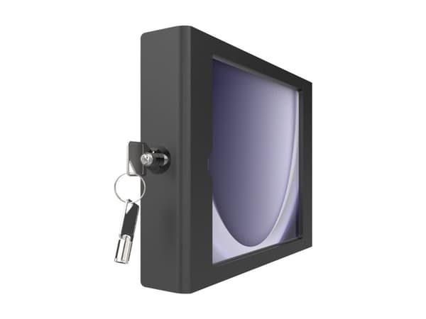 Compulocks Galaxy Tab A9 Apex Enclosure Wall Mount - Hölje - för surfplatta - låsbar - höggradig aluminium - svart - skärmstorlek: 8.7" - väggmonterb