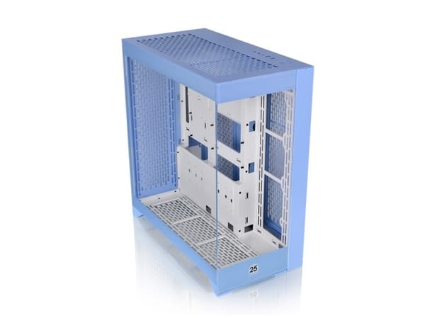 Thermaltake CTE E600 MX - Mid tower - utökad ATX - genomskinlig sidopanel (härdat glas) - ingen strömförsörjning (PS/2) - hortensia blå - USB/ljud