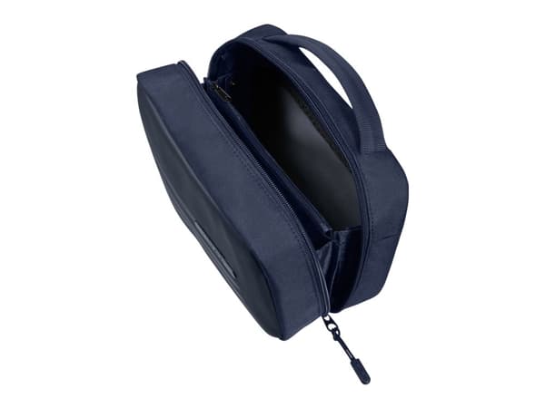 Samsonite Stackd Toilet Kit, Toalettveske, Polyuretan (PU), Resirkulert polyetylentereftalat (rPET), Blå, Monokromatisk, Glidelås, 220 mm
