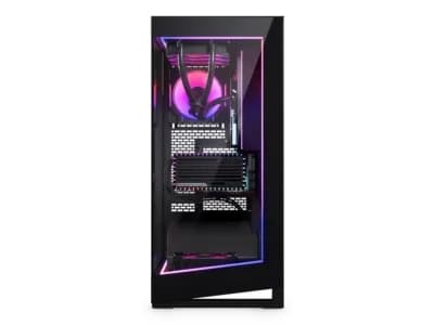Phanteks NV5, Full Tower, RGB-lys ekstrautstyr sett, Akrylonitril-butadien-styren (ABS), Polykarbonat (PC), Sort, 1,43 kg, 1,59 kg