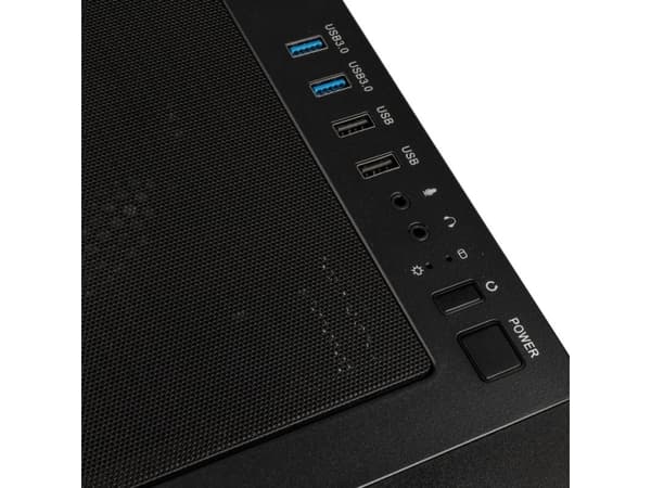 Kolink UNITY MESHBAY PERFORMANCE, Midi Tower, PC, Svart, ATX, micro ATX, Mini-ITX, Akrylnitrilbutadienstyren (ABS), Stål, Spela