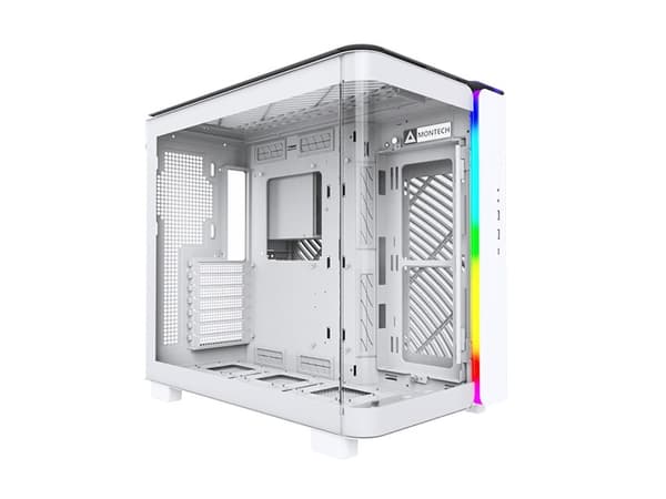 Montech KING 95 Midi-Tower, Tempered Glass, ARGB - white