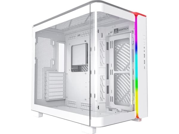 Montech KING 95 Midi-Tower, Tempered Glass, ARGB - white Vit