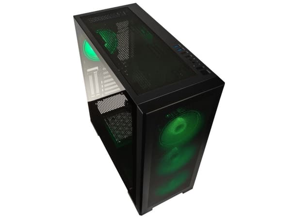 Kolink UNITY MESHBAY ARGB, Midi Tower, PC, Svart, ATX, micro ATX, Mini-ITX, Akrylnitrilbutadienstyren (ABS), Stål, Spela