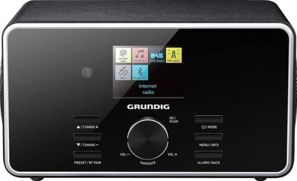 Grundig DTR 5000 X, Bärbar, Analog och digital, DAB, DAB+, FM, 14 W, TFT, 6,1 cm (2.4")