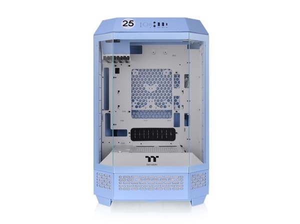 Thermaltake The Tower 300 - Mikrotårn - mini ITX / micro ATX - sidepanel med vindu (herdet glass) - ingen strømforsyning - hydrangea blue - USB/lyd