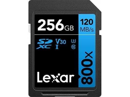 Lexar minnekort | Profesjonell 800x PRO | 256 GB | MicroSDXC | Flash-minne klasse UHS-I
