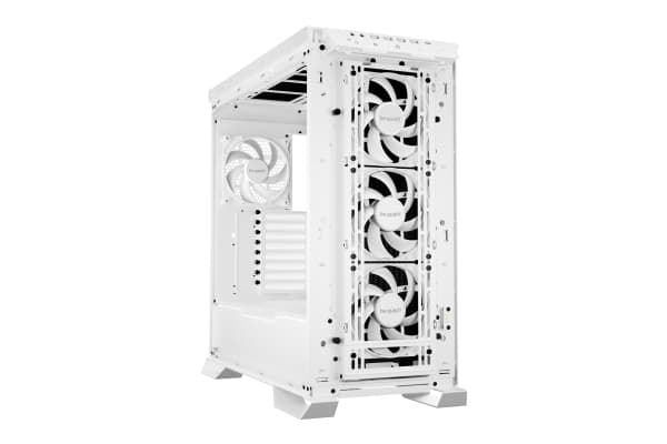 be quiet! Dark Base Pro 901 - FT - ATX - genomskinlig sidopanel (härdat glas) - ingen strömförsörjning (ATX / PS/2) - vit - USB/ljud