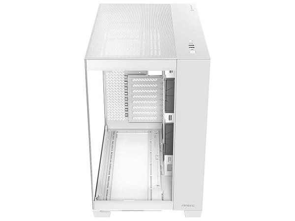 Antec Constellation Series C8 - FT - utvidet ATX (E-ATX) - sidepanel med vindu (herdet glass) - ingen strømforsyning (ATX) - hvit - USB/lyd