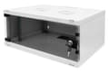 Miniatyrbild 2 av 5: Digitus SoHo Series - Skåp - 540 x 400 mm (BxD), omonterad - väggmontering - grå, svart, RAL 7035, RAL 9005 - 4U - 19"